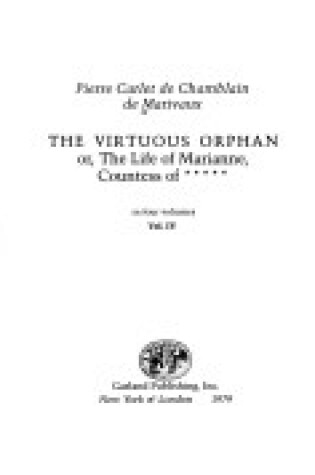 Cover of Virtuous Orphan, or the Life of Marianne, Countess of....