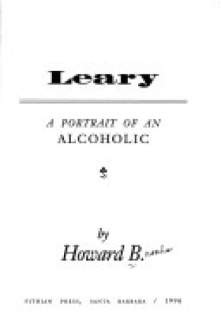 Cover of Leary