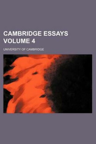 Cover of Cambridge Essays Volume 4