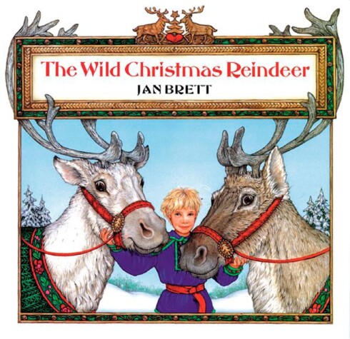 Book cover for The Wild Christmas Reindeer