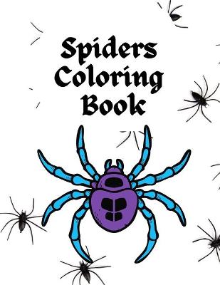 Book cover for Spiders Coloring Book