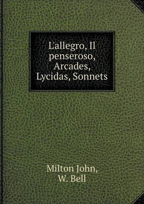 Book cover for L'allegro, Il penseroso, Arcades, Lycidas, Sonnets