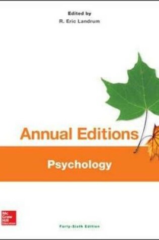 Cover of Annual Editions: Psychology, 46/e
