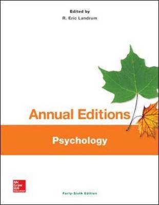 Book cover for Annual Editions: Psychology, 46/e