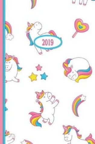 Cover of 2019 Planner - White Unicorns