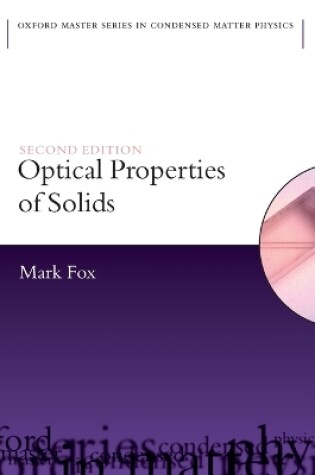 Cover of Optical Properties of Solids