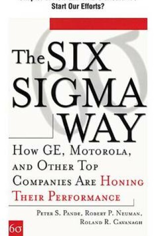 Cover of [Chapter 7] How and Where Should We Start Our Efforts?" Excerpt from the Six SIGMA Way