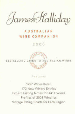 Cover of James Halliday's Australian Wine Companion 2006