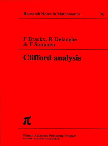 Book cover for Clifford Analysis