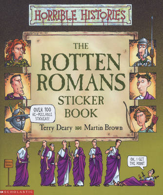 Book cover for Horrible Histories: Rotten Romans: Sticker Book