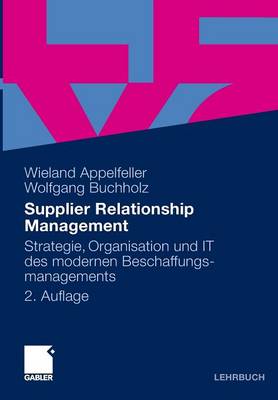 Book cover for Supplier Relationship Management