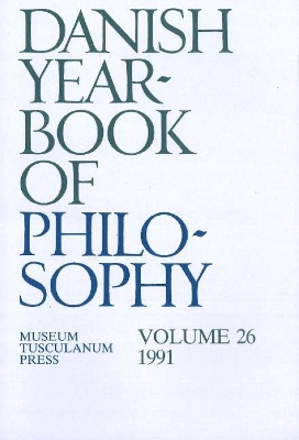 Cover of Danish Yearbook of Philosophy