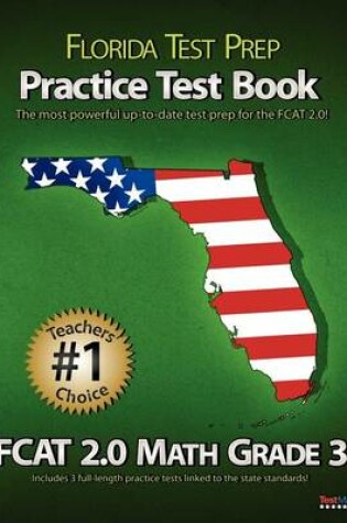 Cover of Florida Test Prep Practice Test Book Fcat 2.0 Math Grade 3