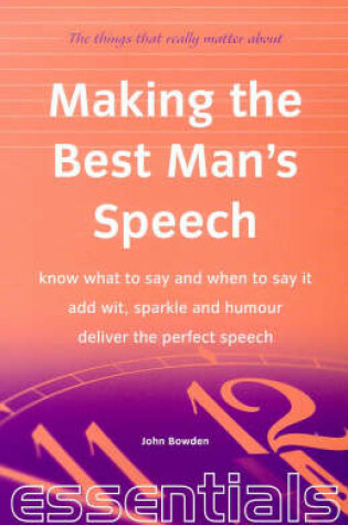 Cover of Making the Best Man's Speech