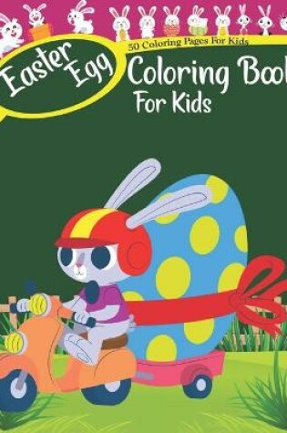 Cover of Easter Egg Coloring Book For Kids