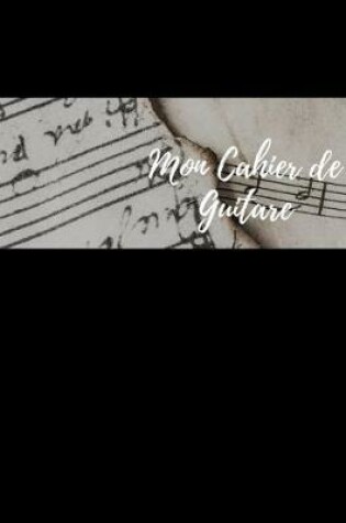 Cover of Mon Cahier de Guitare