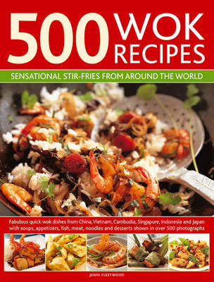 Book cover for 500 Wok Recipes