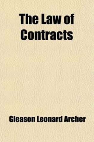 Cover of The Law of Contracts