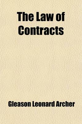 Book cover for The Law of Contracts