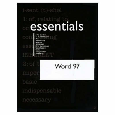 Book cover for Word 97 Essentials