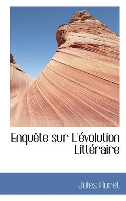 Cover of Enqu Te Sur L' Volution Litt Raire