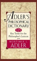 Book cover for Adler's Philosophical Dictionary