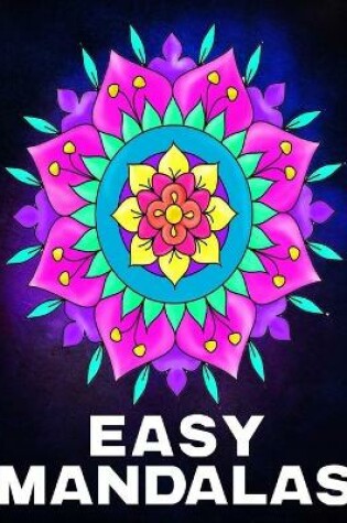 Cover of Easy Mandalas Coloring Book