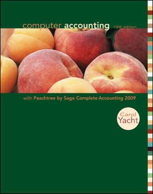 Book cover for Computer Accounting with Peachtree by Sage Complete Accounting 2009