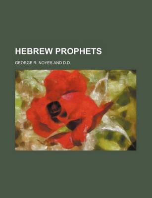 Book cover for Hebrew Prophets