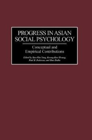 Cover of Progress in Asian Social Psychology