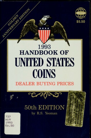 Cover of Handbook of the United States Coins-93 Blue, 49th Ed