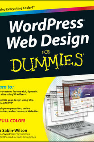 Cover of WordPress Web Design For Dummies