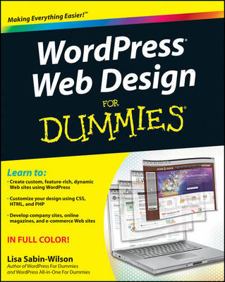Book cover for WordPress Web Design For Dummies