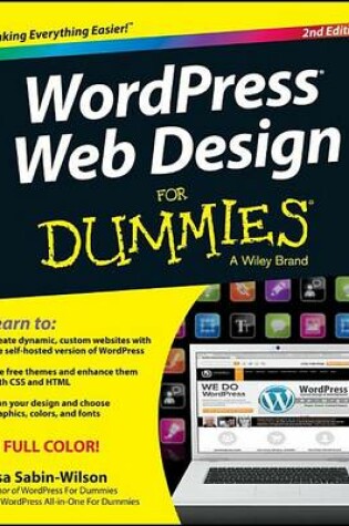 Cover of Wordpress Web Design for Dummies