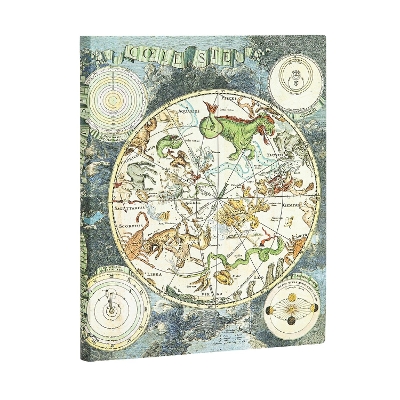 Book cover for Celestial Planisphere Ultra Lined Softcover Flexi Journal
