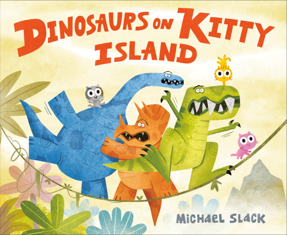 Book cover for Dinosaurs on Kitty Island