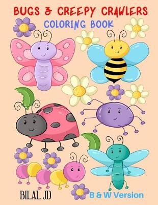 Book cover for Bugs & Creepy Crawlers Coloring Book