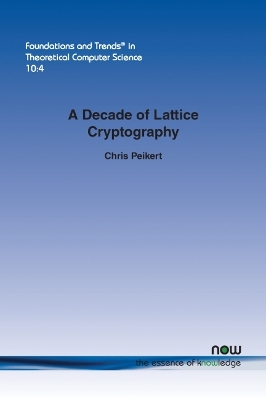 Cover of A Decade of Lattice Cryptography