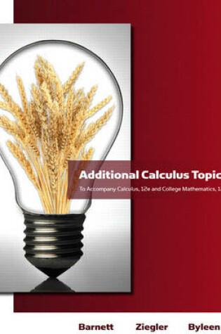 Cover of Additional Calculus Topics for Calculus for Business, Economics, Life Sciences & Social Sciences