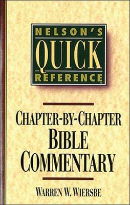 Book cover for Nelson's Quick Reference Chapter-by-Chapter Bible Commentary