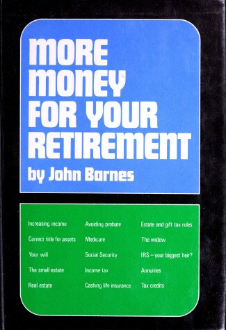 Book cover for More Money for Your Retirement