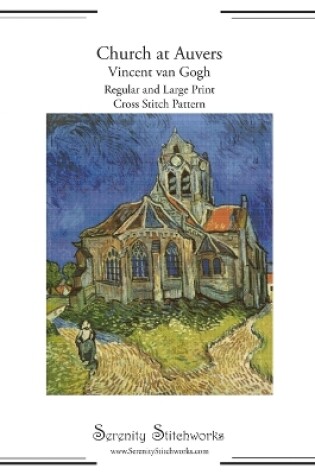 Cover of Church at Auvers Cross Stitch Pattern - Vincent van Gogh