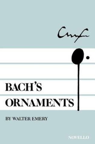 Cover of Bach'S Ornaments