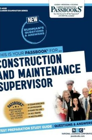 Cover of Construction and Maintenance Supervisor (C-4069)