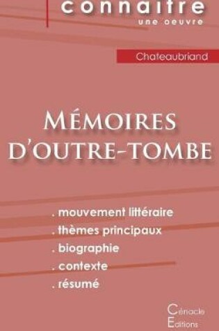 Cover of Fiche de lecture Memoires d'outre-tombe de Chateaubriand (Analyse litteraire de reference et resume complet)