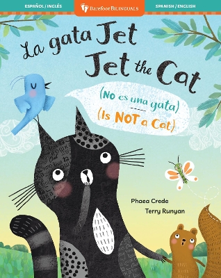 Book cover for Jet the Cat (Is Not a Cat) (Bilingual Spanish & English)