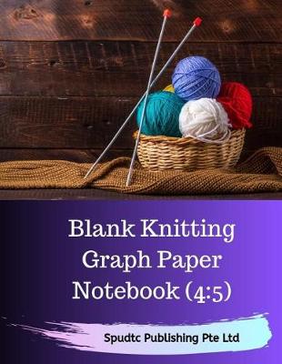 Book cover for Blank Knitting Graph Paper Notebook (4