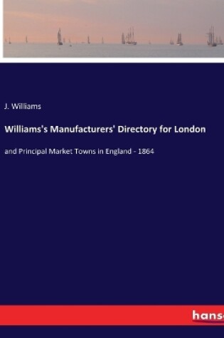 Cover of Williams's Manufacturers' Directory for London
