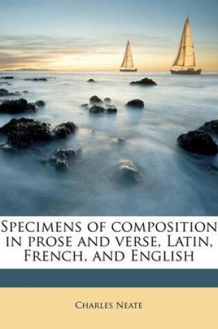 Cover of Specimens of Composition in Prose and Verse, Latin, French, and English