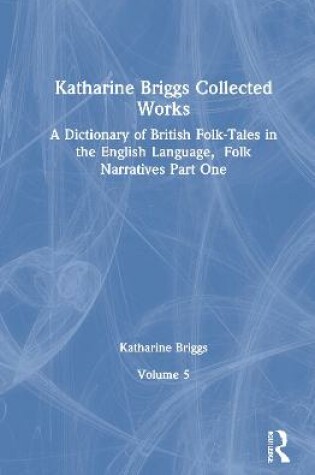 Cover of Dictionary of British Folk Narratives Pt1